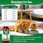 Aether cat deworming liquid dose measurement with included syringe