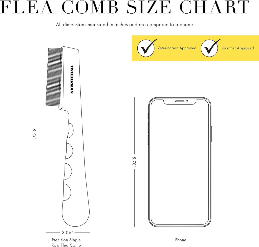 Tweezerman Precision Single Row Flea Comb - Image 10