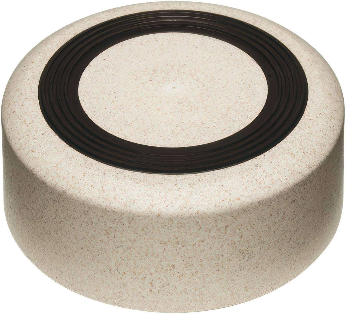Loving Pets Dolce Bamboo medium dog dish angled display