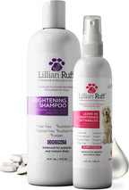 Lillian Ruff PRO Formula Ultra Brightening Dog Shampoo - Professional Whitening & Long-Lasting Odor Eliminator - Removes Stains & Discoloration, Dry Skin & Itch Relief with Aloe & Provitamin B5 (16oz) - Image 10
