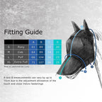 Harrison Howard CareMaster Horse Fly Mask fleece padding detail