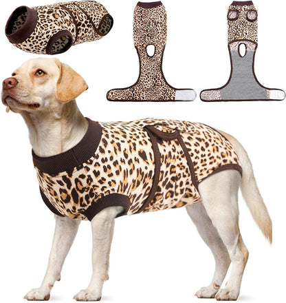 Kuoser Dog Recovery Suit Female, Soft Puppy Surgery Suit, Dog Recovery Suit After Surgery, Post-Op Onesie for Female & Male Dogs, Soft Protective Wear, PinkRibbon S - Image 10