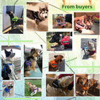 Premium waterproof oxford fabric voopet dog harness close up detail