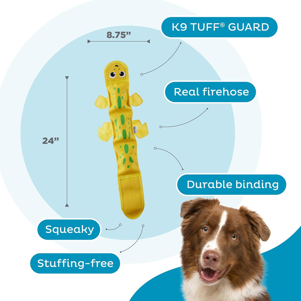 Large size Outward Hound Fire Biterz yellow dog toy