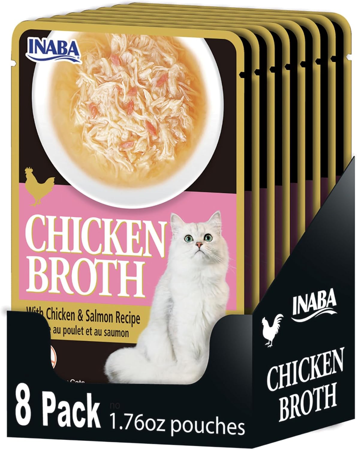 Premium pet hydration broth for kittens and senior cats ingredient panel