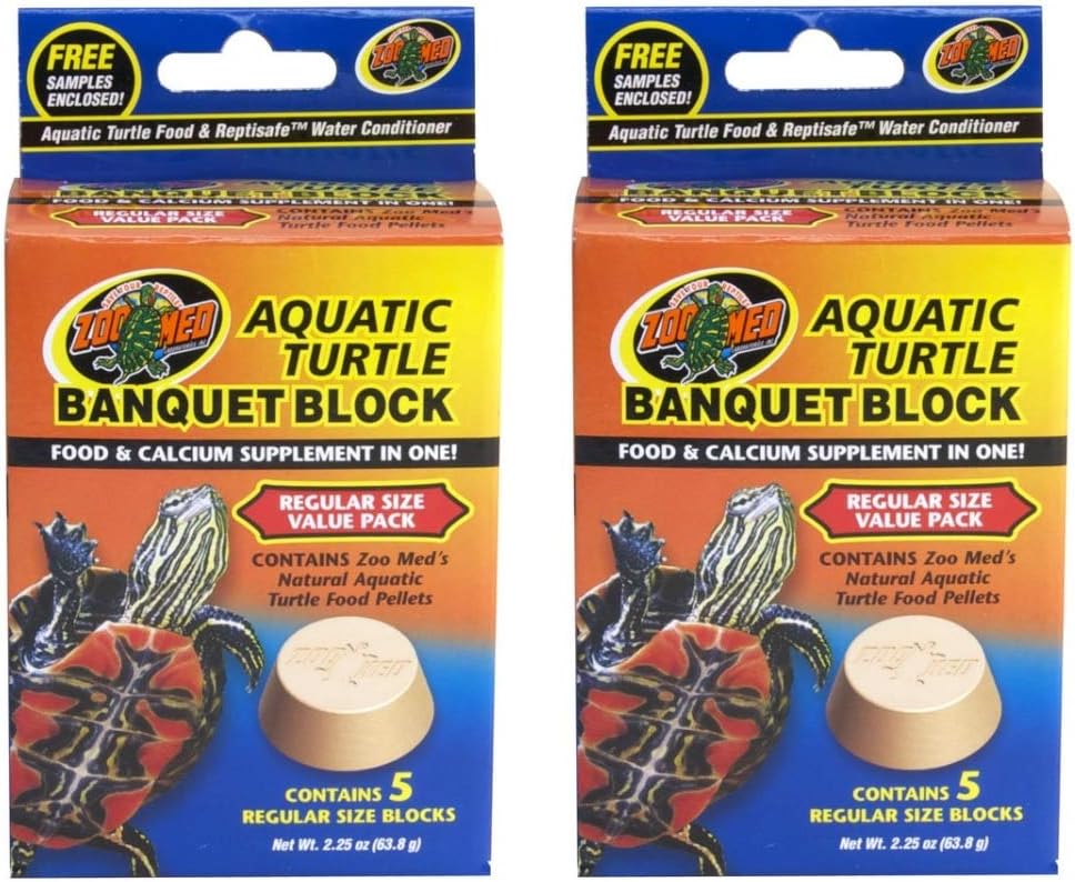 Zoo Med Aquatic Turtle Banquet Block Value Pack front view