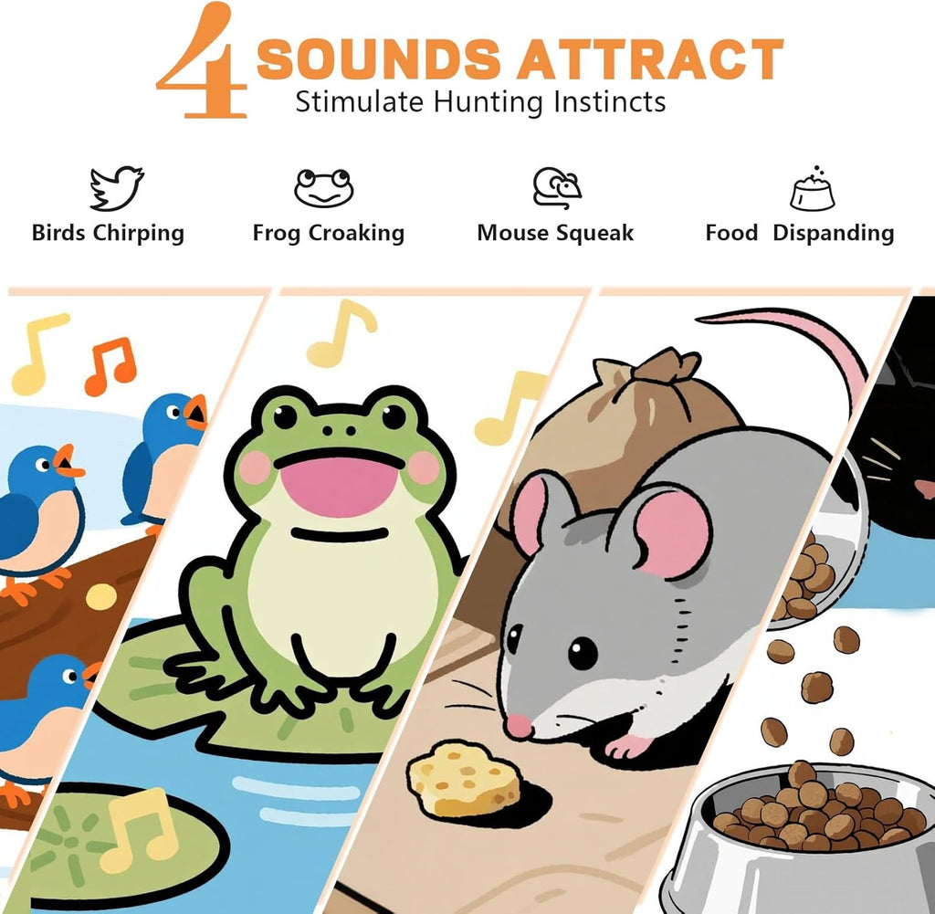 Internal components of Kiwilove interactive motion activated cat toy