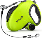 Pecute 32ft Retractable Dog Leash with Reflective Strips, 360 degrees Tangle-Free, One-Button Control & Sturdiness Nylon Material, Long Leash Retractable with Poop Bag Holder for Medium Large Dog - Image 9