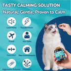 Close up of Woyamay chicken flavor calming chews for cats