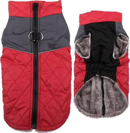 JoyDaog Warm Fleece Dog Coats with Durable Harness Buitl in D-Ring,Waterproof Puppy Jacket for Small Dogs,Dog Vest for Cold Winter,Burnished Khaki S - Image 14