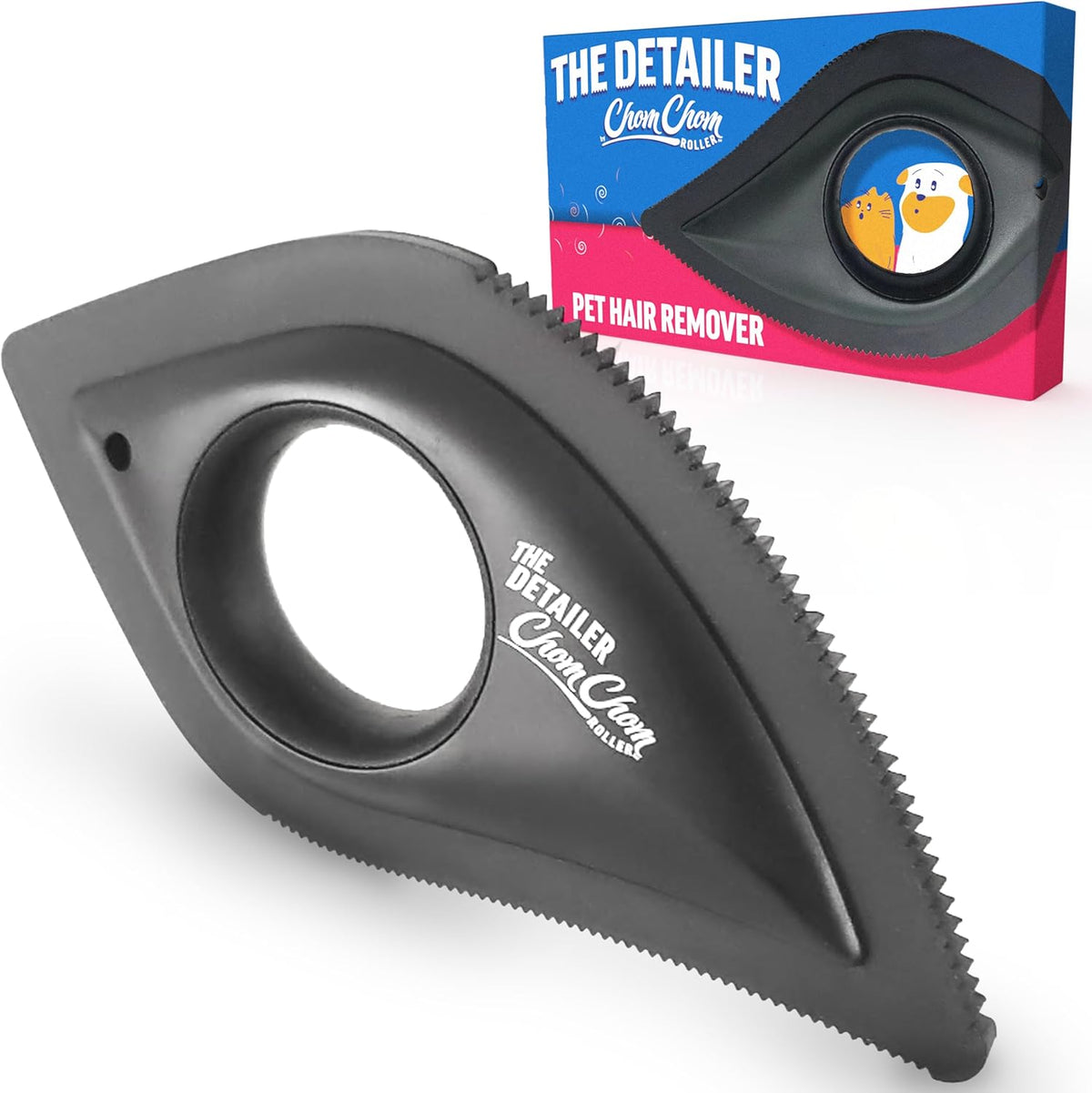 ChomChom Roller Detailer pet hair scraper front view