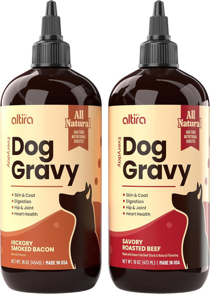 Everyday Dog Gravy - Hickory Bacon | Wet Dog Food Topper for Dry and Wet Food with Glucosamine, MSM, Bone Broth, Omega 3, Probiotics & Taurine | Picky Eaters, Hip & Joint Support | 16 oz - Image 11