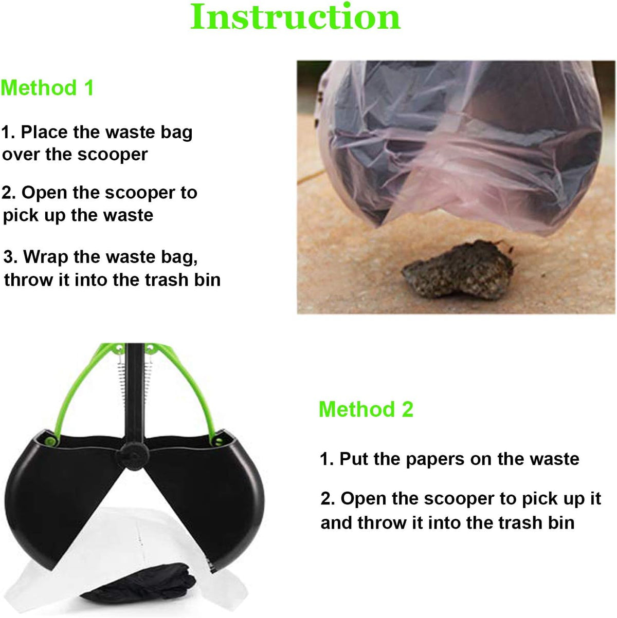 Ienjoyed non stick pet potty scooper being rinsed with water