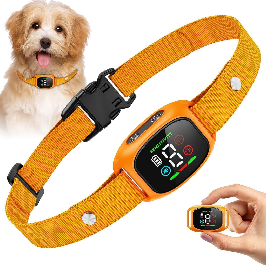 Humane vibration dog collar in packaging.