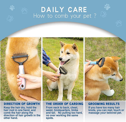 Pet Neat deshedding tool for small and large dogs
