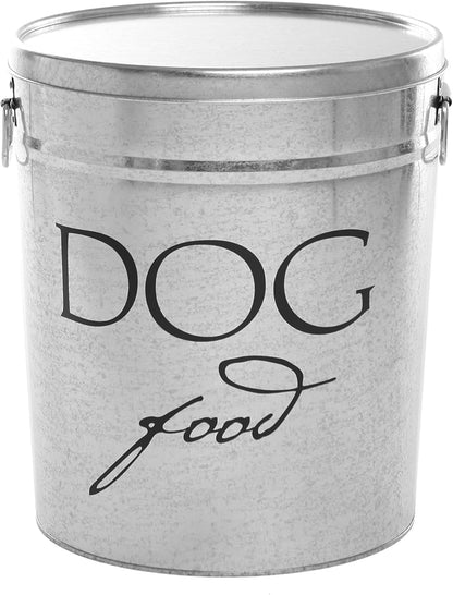 Harry Barker metal pet food bin displayed on kitchen counter