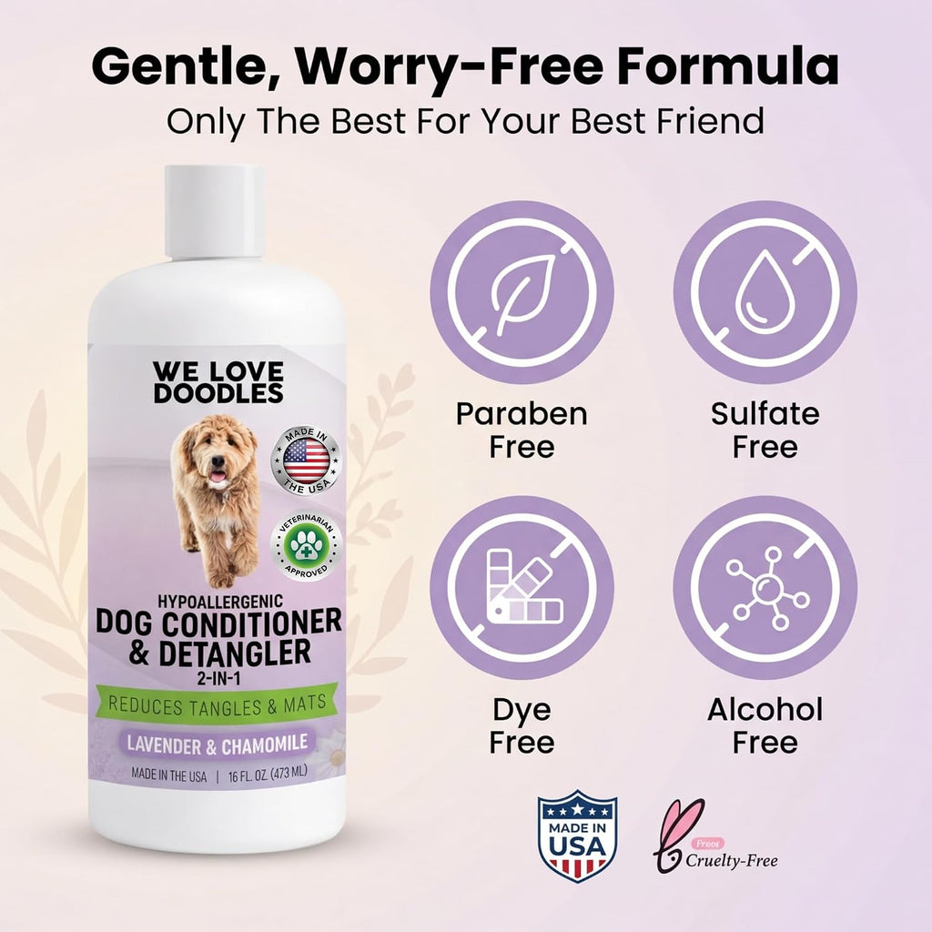 We Love Doodles United States imported premium pet grooming solution