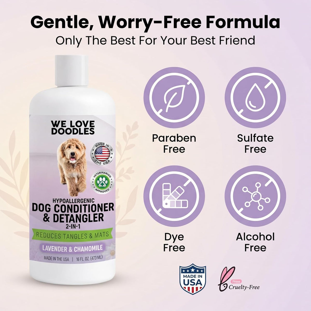 We Love Doodles United States imported premium pet grooming solution