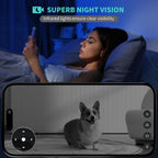 Alaga Indoor Security Camera,3K, 360 degrees Pan/Tilt, Human/Pet/Motion AI, Night Vision, Speaker, Indoor Camera with Phone App, Compatible with Alexa & Google Assistant,5G & 2.4G WiFi,Black - Image 9