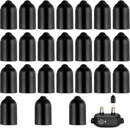 Hpmjz 32 piece dog shock collar rubber tips front view