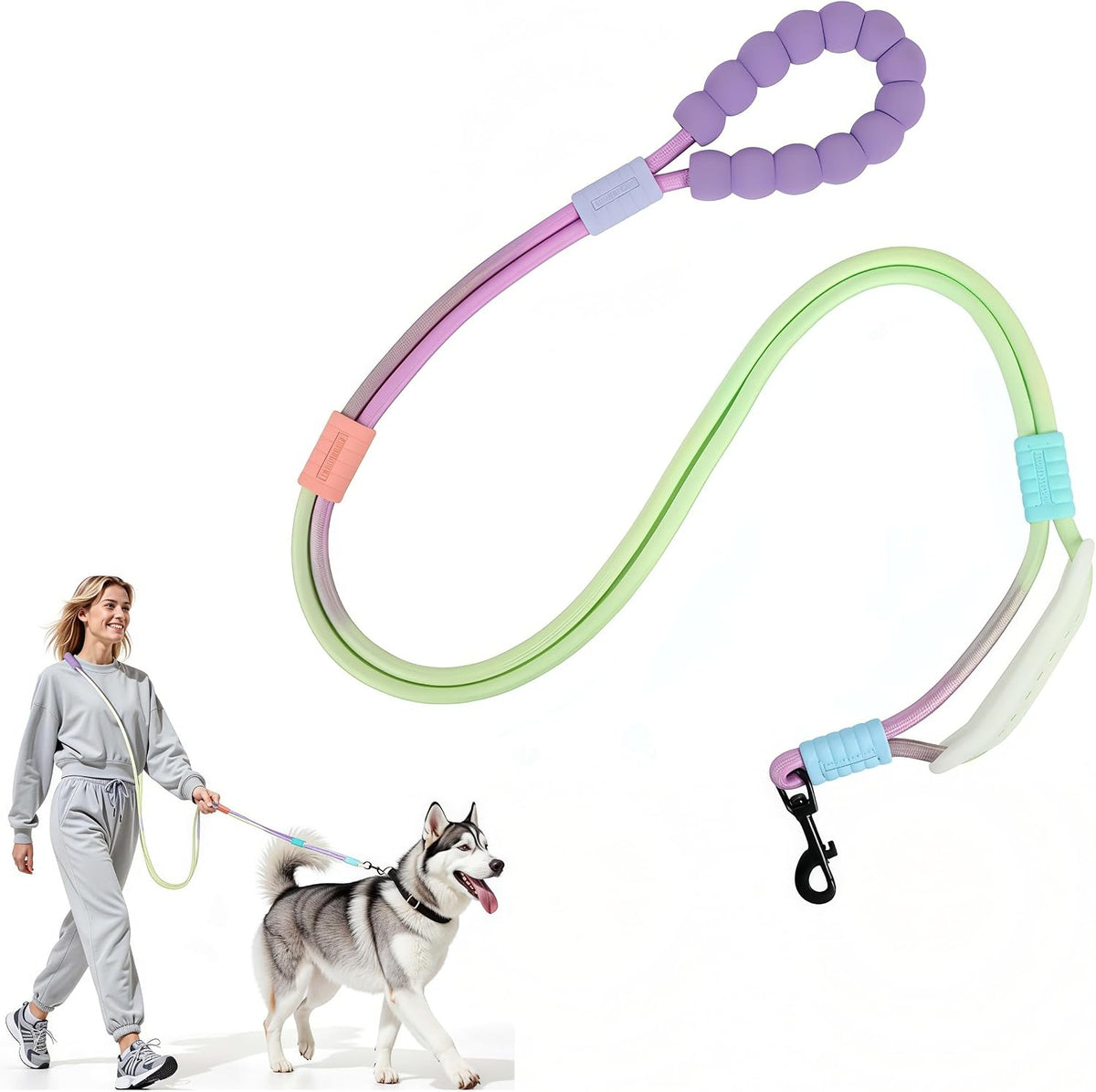 EffiBrill Hands Free Dog Leash front view