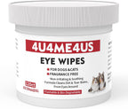 Pet Eye Wipes,Pet Tear stain remover,Puppy Kitty eye wash pads,dog cat eye & face wipes,for Horse & Rabbit too,Remove dirt crust dried mucus discharge secretions,unscented soft & gentle 120ct - Image 9