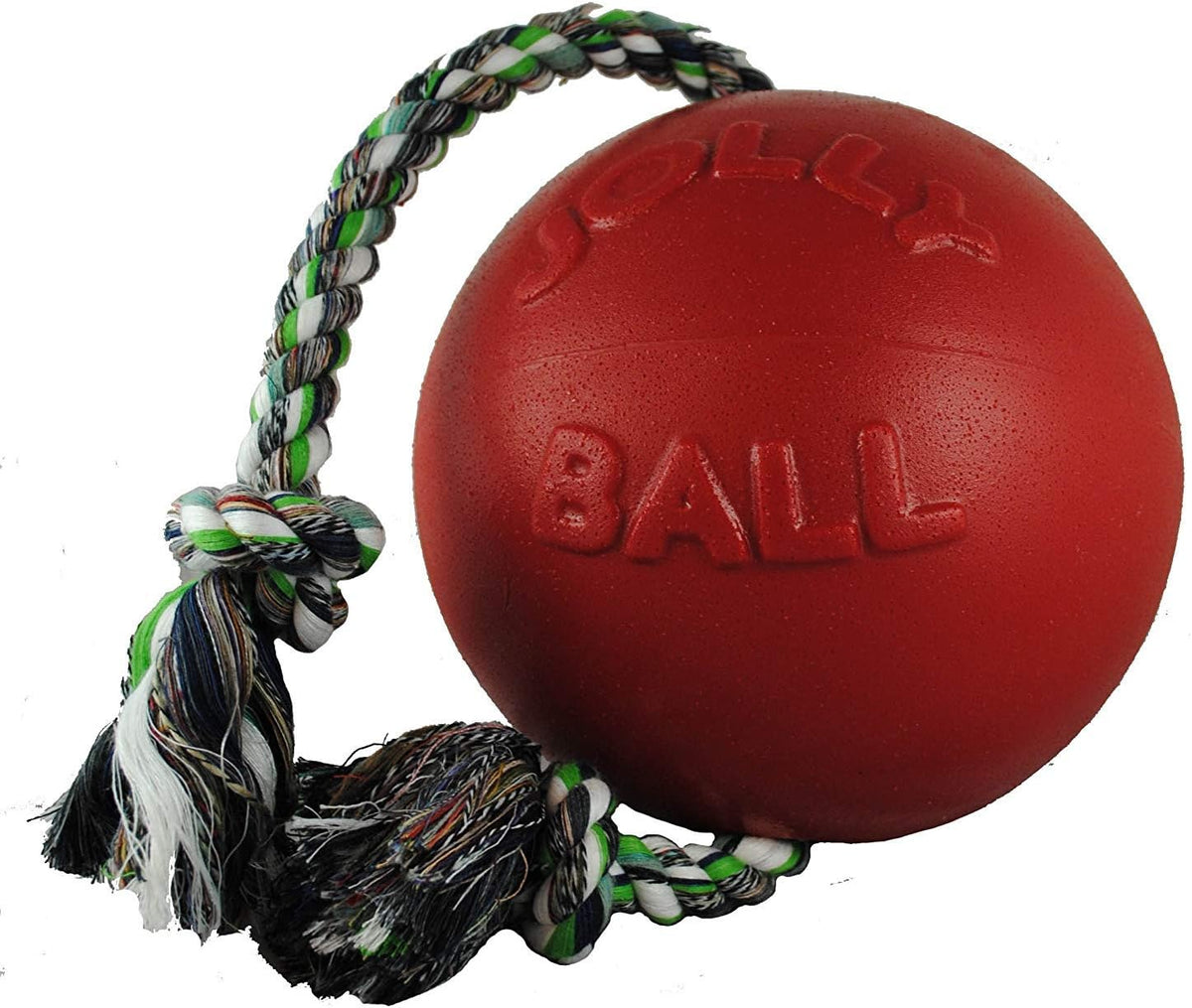 Jolly Pets Romp-n-Roll Rope and Ball Dog Toy, 6 Inches/Medium, Blueberry, Model Number: 606 BB, All Breed Sizes - Image 14