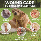Side view of Forticept pet wound cleanser bottle