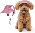 Rbenxia dog sun hat pink small front view pet accessory