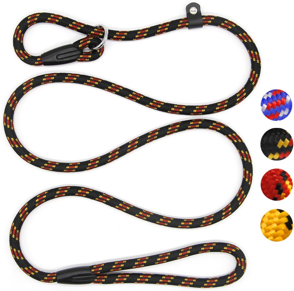 Red Brand 5 FT Adjustable Nylon Dog Rope Leash for Small Medium Dogs 10-80 lb Walking - Image 13