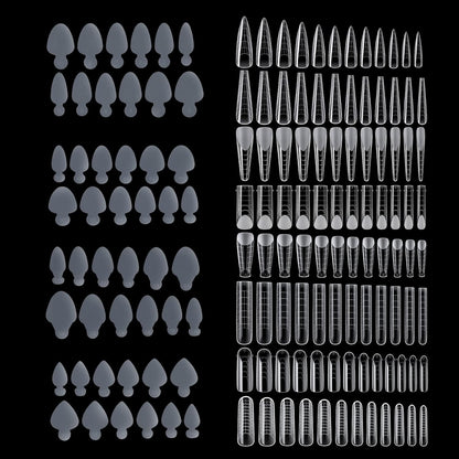 NMKL38 288 Pieces French Silicone Sticker Dual Form Set front view