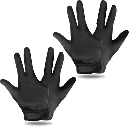 Sibba professional heat resistant gloves front view for hair styling protection.