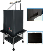 Easily bird cage cover folded to show blackout shading material