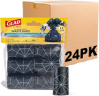 Six refill rolls of premium Glad dog waste disposal bags