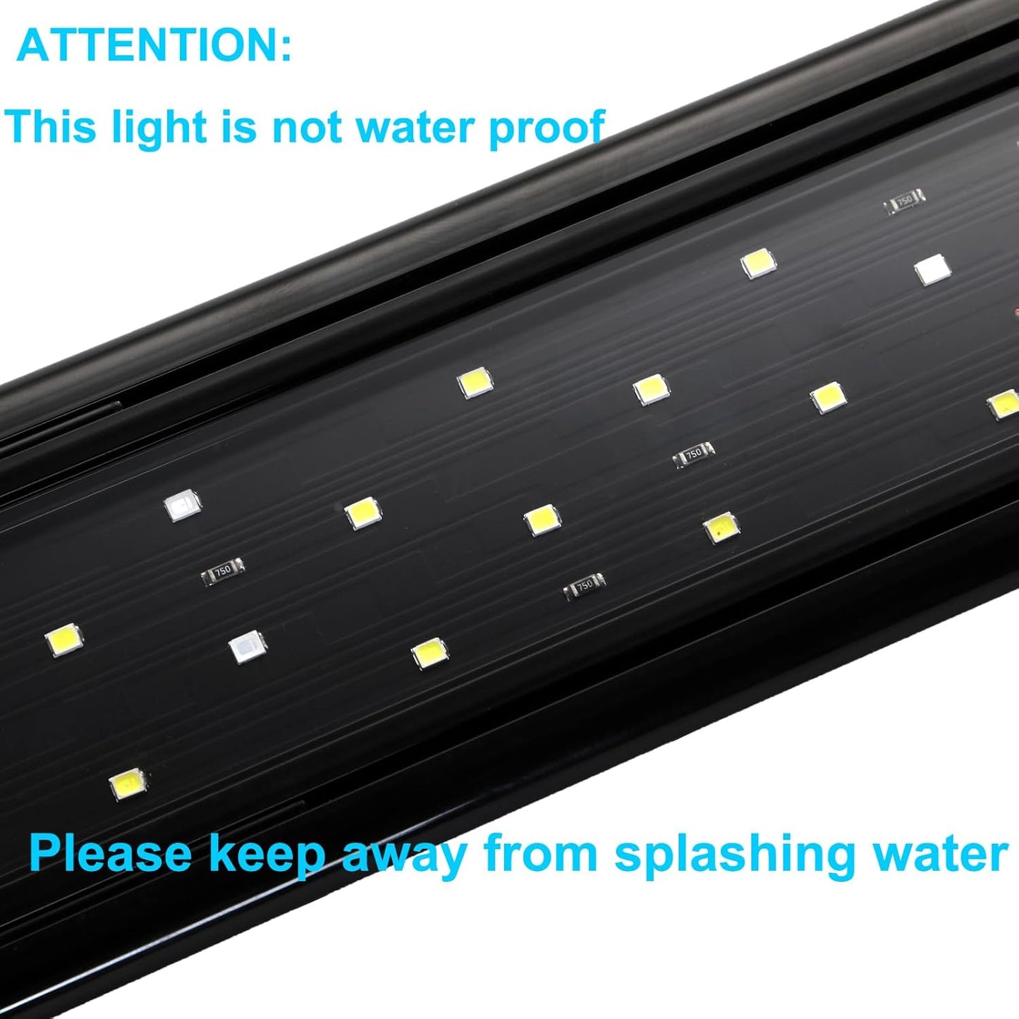 Aquaneat LED light showing full spectrum color output