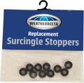 WeatherBeeta Rubber Surcingle Stoppers front view black 10 pack