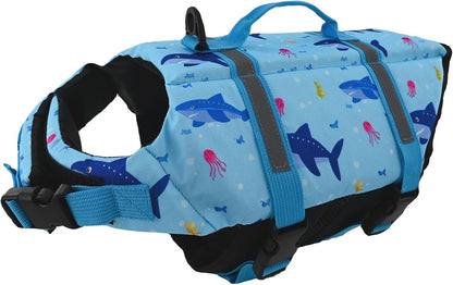 Doglay Dog Life Jacket, Dog Life Vest for Swimming Boating, Adjustable Puppy Life Jacket with Reflective Stripes, Superior Buoyancy Pet Swimming Vest for Small Medium and Large Dogs - Image 10