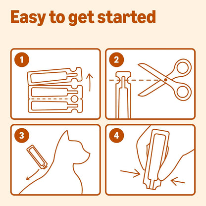 Amazon Basics monthly pest protection kit for medium kittens and cats