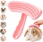 Small Silicone Grooming Brush for Guinea Pigs, Hamsters & Small Pets, Compact 3.9 x 3.3 in Brush, Removable Design for Easy Cleaning - Image 10