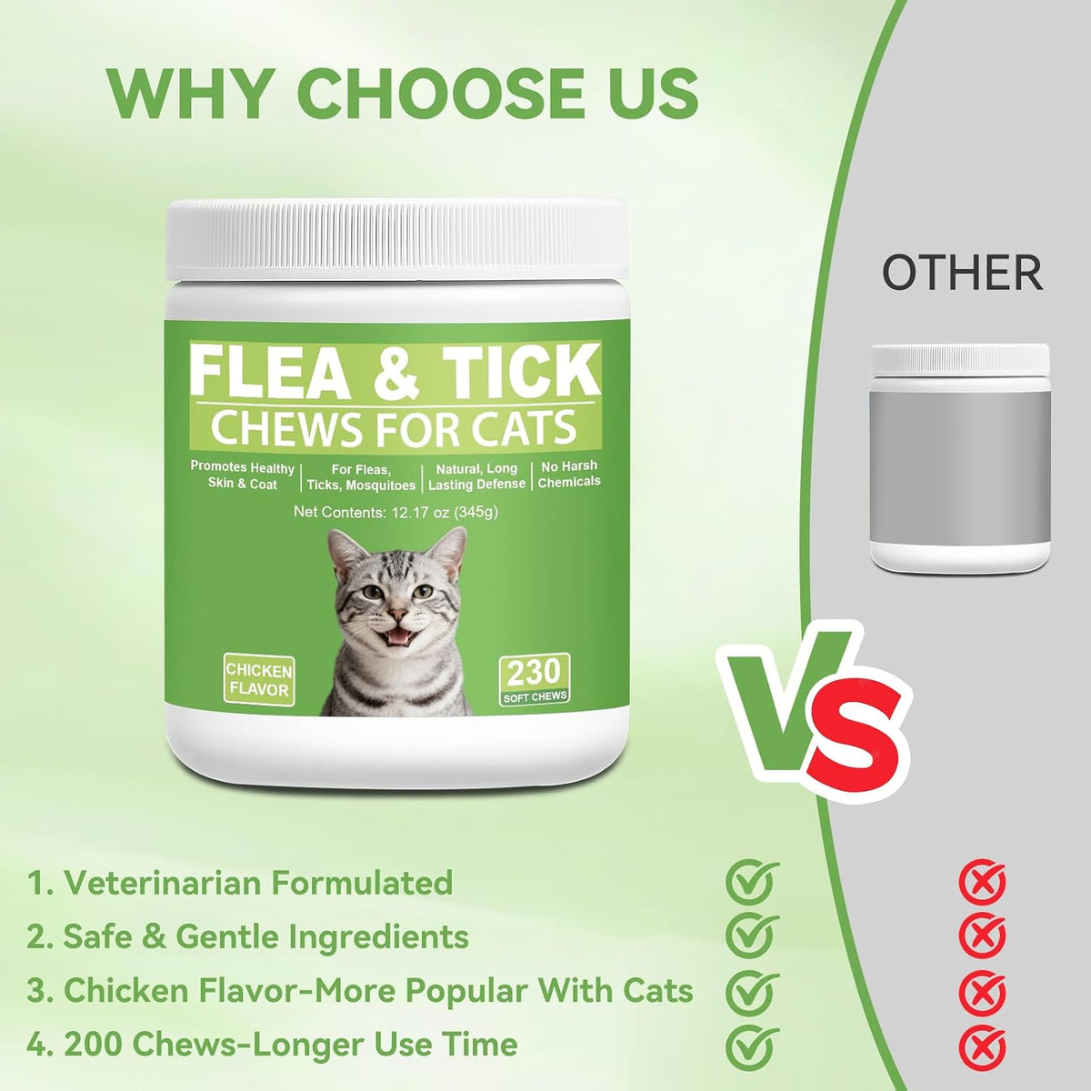 ColEaze daily wellness cat supplement prebiotics and omega three support
