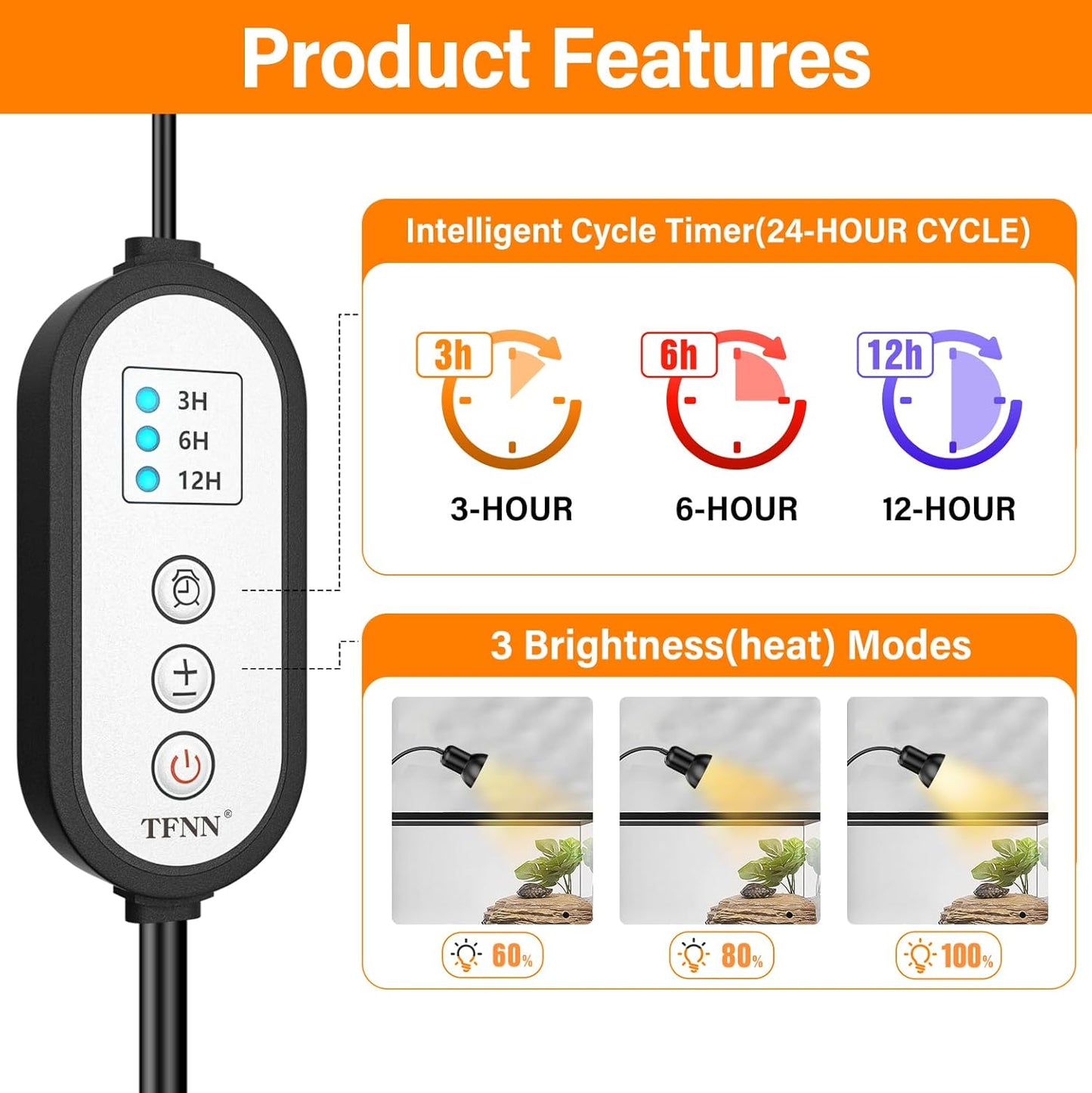 TFNN intelligent cycle timer control switch detail