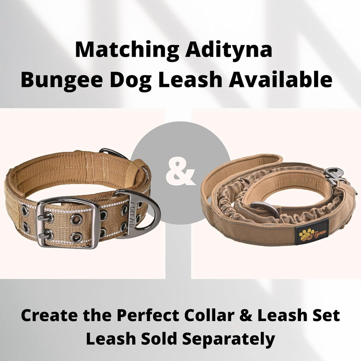 ADITYNA Heavy Duty Dog Collar for Large Dogs - Reflective Collar with Handle for Training, and Walking - Wide, Thick, Tactical, Soft Neoprene Padded - Image 9
