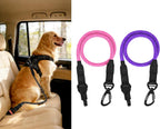 PetBonus Dog Seat Belt for Car, Durable Rope Dog Car Harness Seatbelt for Vehicle, Pet Tether Safety Restraint with Heavy Duty Buckle Hook Latch Lockable Clip for Small Medium Large Breeds (Black) - Image 9