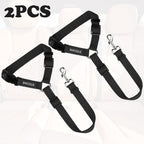 Bwogue adjustable nylon pet car restraint black