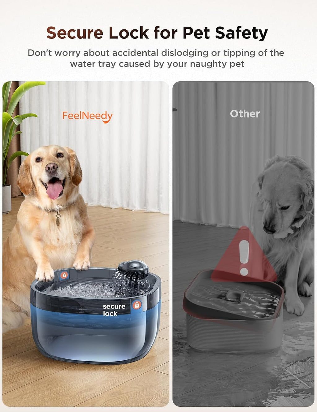 Quiet pump and internal components of Feelneedy fountain