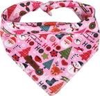 lionet paws Patriotic 4th of July Dog Bandana Summer Popsicle for Small Medium Large Dogs, Cat Dog Kerchief Triangle Bibs Scarf for Male Female - Image 9