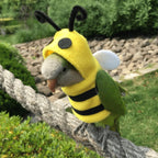 YANQIN bee bird costume fabric texture