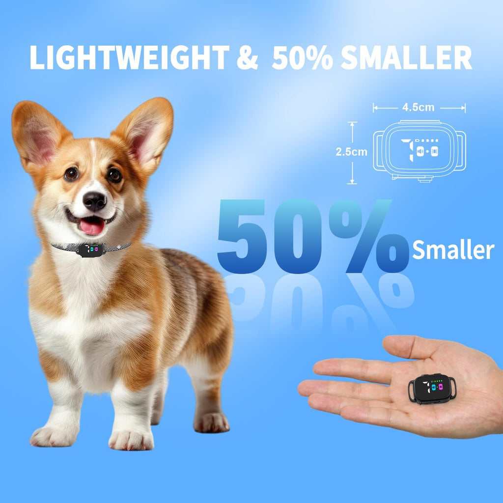 RICIVI anti-bark collar adjustable nylon strap for puppies