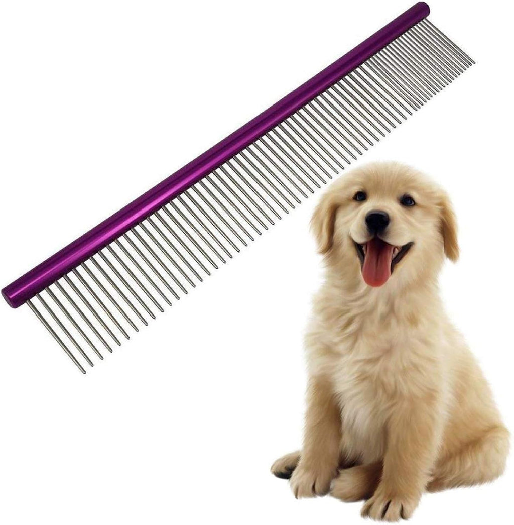 Comfecto 10-Inch Greyhound Grooming Comb front view