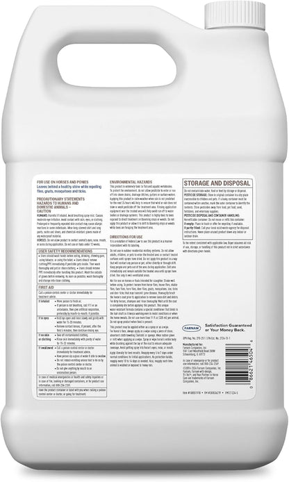 Farnam Tri-Tec 14 Fly Spray for Horses - Long-Lasting Insect Repellent Kills and Repels Flies, Gnats, Ticks & Mosquitoes, Conditions Coat - Up to 14 Days Protection - 128 oz - Image 11